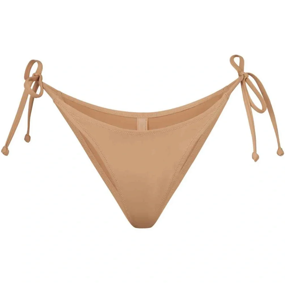 SKIMS Swim Dipped Tie Bottom Ochre